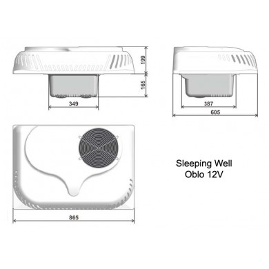 Indel B SLEEPING WELL OBLO (12V) – изображение 3