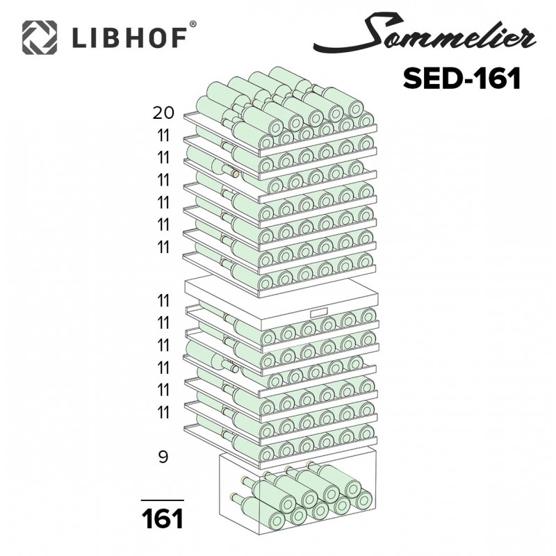 Libhof Sommelier SED-161 Black – изображение 11